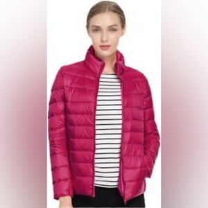 George lightweight Women's Pink Puffer Jacket- Medium
